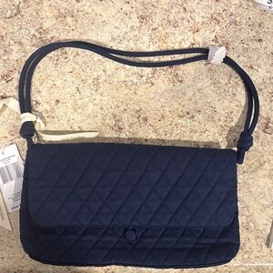 Vera Bradley Peacoat Blue Quilted Andover Shoulder Bag